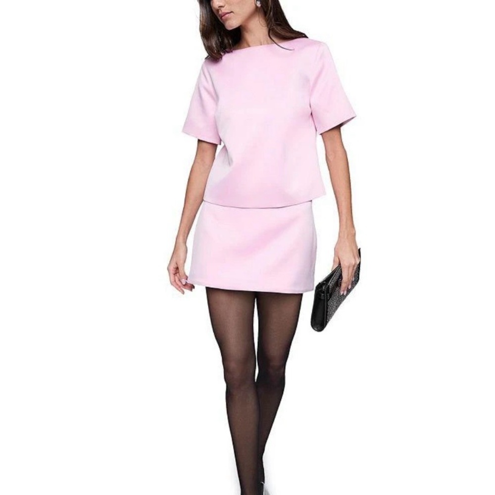 Pink Rebecca Minkoff Mini Skirt - Picture 2 of 7
